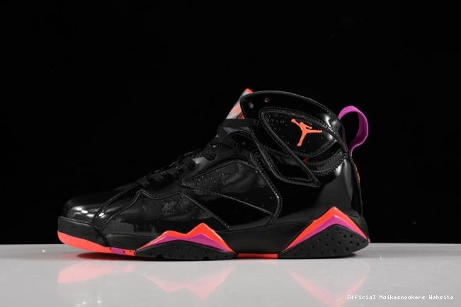 Official Maikesneakers Retro Jordan 7 Air 313358-006 Patent Black 0717
